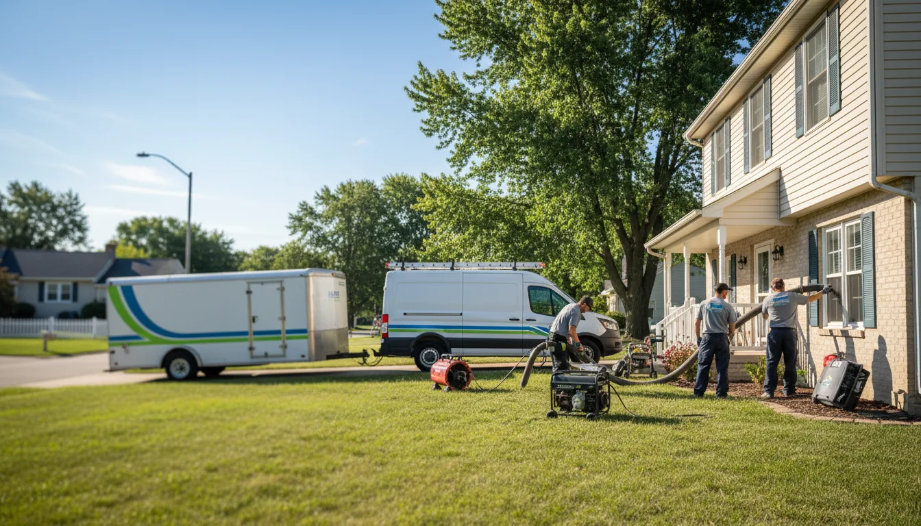 Flooded Basement Restoration And Cleanup With Repair in Custar, OH near me